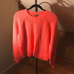 Wild Fable Cable Knit Coral Sweater, NWT, XS